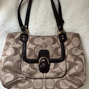 Vintage Coach Signature Tote